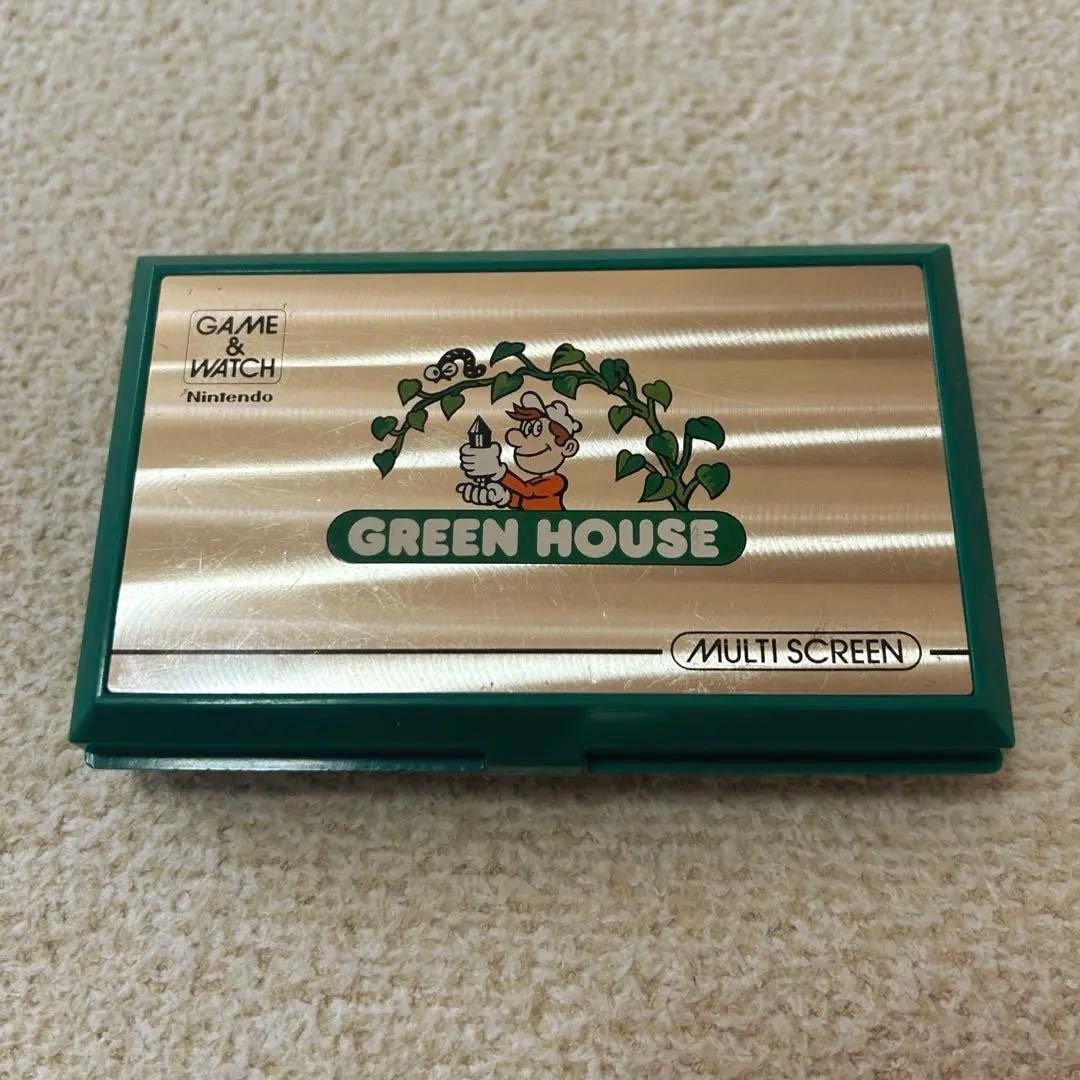 Nintendo Game Watch Green House with batteries #831d1e | eBay