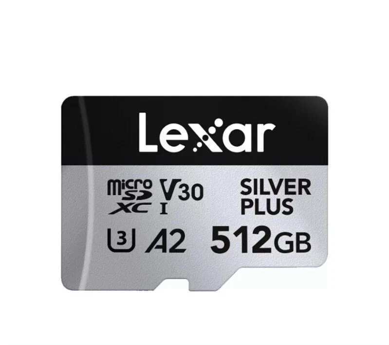 Lexar Micro SDXC Silver Plus Memory card 64GB 128GB 256GB 512GB for DJI Pocket 3 - Image 4 of 4