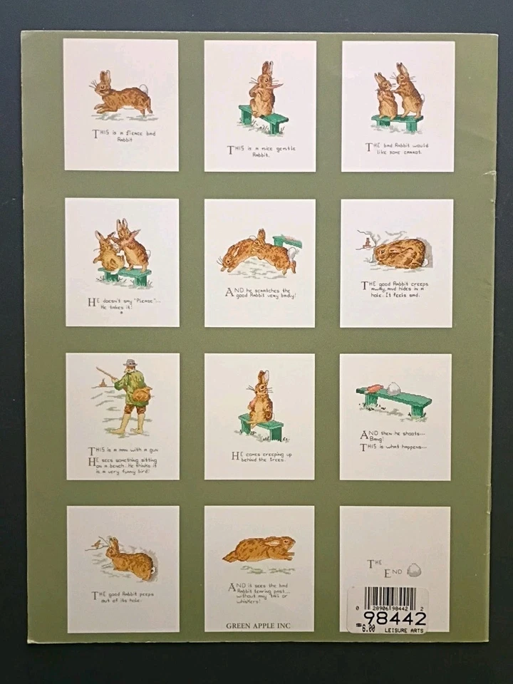 Beatrix Potter THE STORY OF A FIERCE BAD RABBIT Cross Stitch Patterns Book 597 - Image 2 of 3