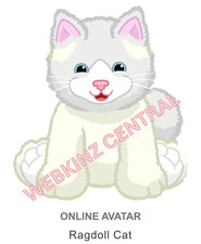 Webkinz Classic Ragdoll Cat Code Only messaged