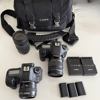 Canon EOS 5D Mark III & Canon EOS 7D with lenses bundle 