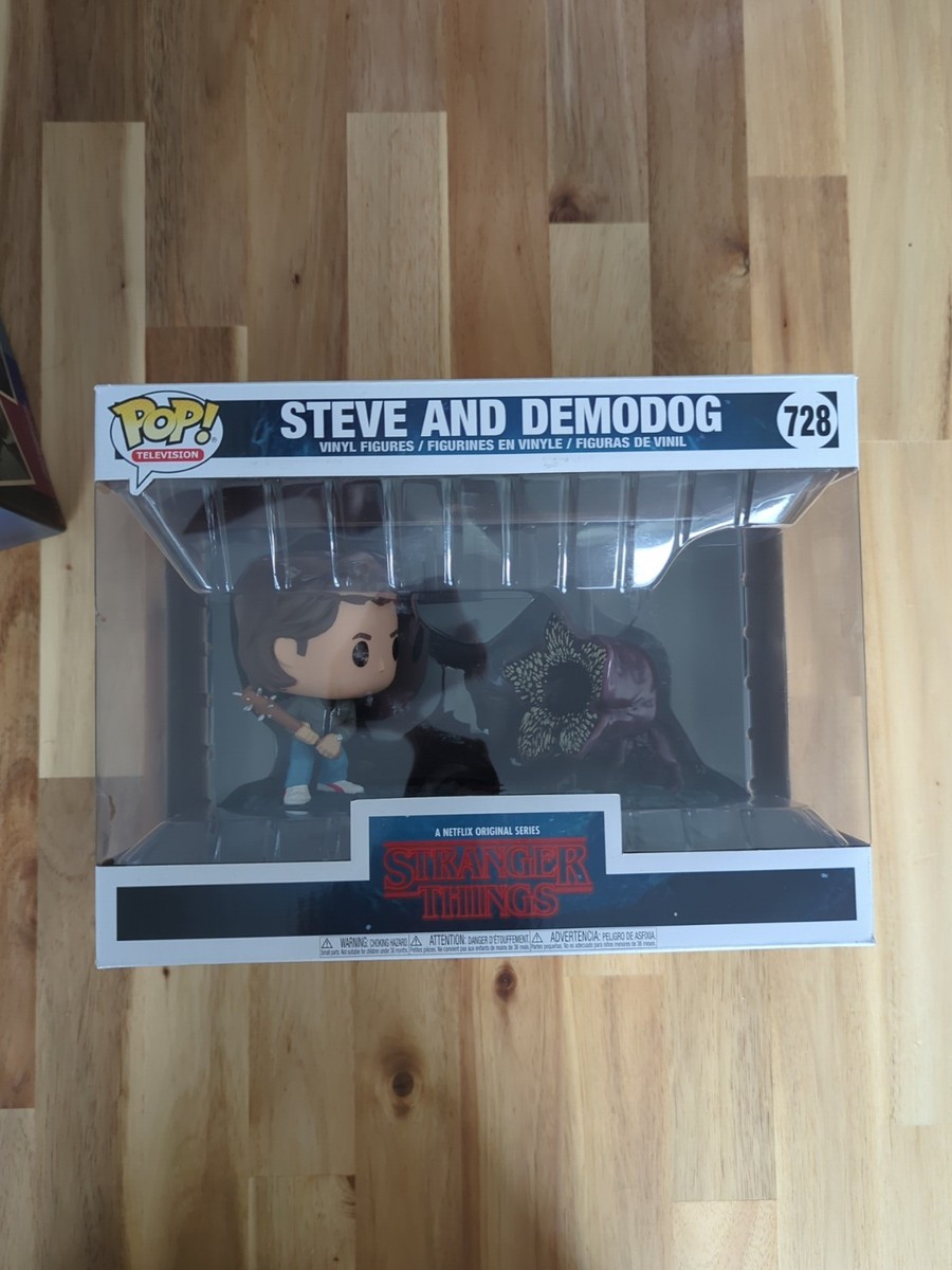 Funko Pop! Moments: Stranger Things - Steve and Demodog #728 Funko Pop! Moments: Stranger Things - Steve and Demodog #728