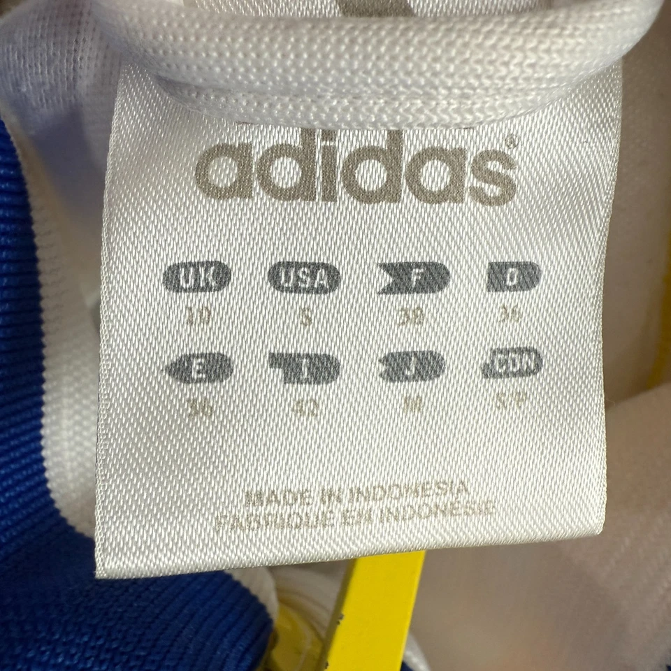 Adidas Brasil Chaqueta de Pista Unisex Pequeña Blanca Cremallera Completa Manga Larga Fútbol Foto 2 de 4