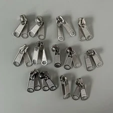 YKK #10 Long Tab Zipper Slider/Pull, 13 Pack