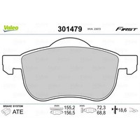 Valeo BremsbeläGe Bremsbelegsatz Vorne FüR Volvo V70 II S60 I