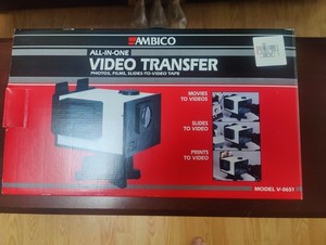 AMBICO All-in-One Video Transfer Photos Films Slides to Video Mod V-0652 - New