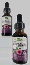2 Pack Nature's Way Premium Blend Echinacea-Goldenseal, 250mg Serv , 1.01 Oz.