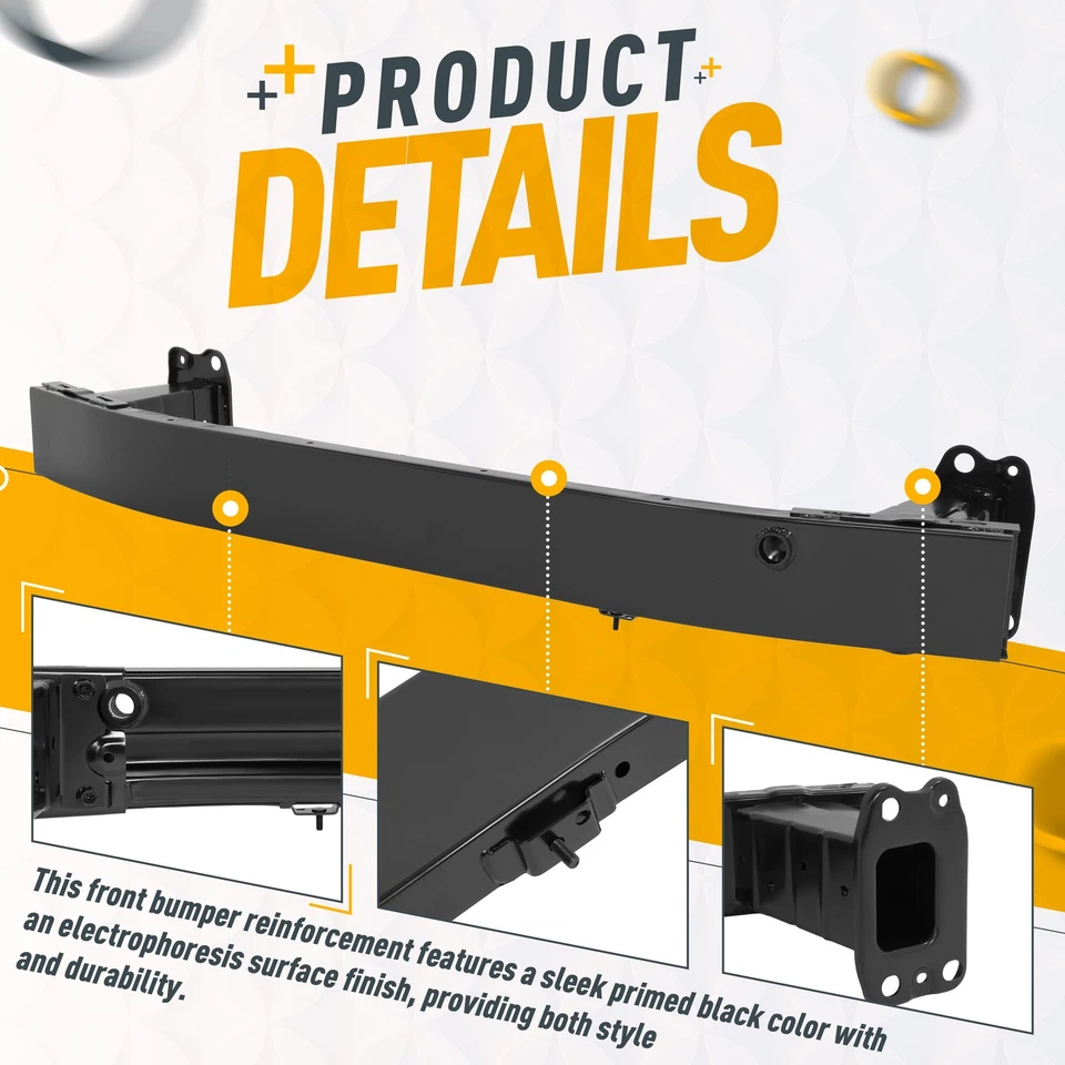 Front Inside Inner Bumper Impact Bar Reinforcement For Kia Optima 2016 2017 2018 Foto 3 de 4