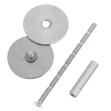 Metal Door Hole Filler Deadbolt Trim Plate Handle Keyhole Lock Cover