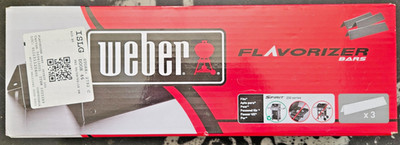 Weber Spirit 200 3 -Pack 15.3-in x Porcelain-coated steel Heat plate