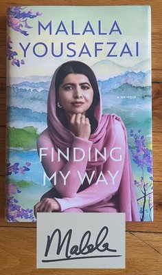Malala Yousafzai Finding My Way Signed / Autographed First Edition HC Book NEW!