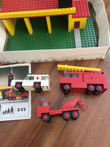LEGOLAND Town: Ultra Rare Fire Station Set 347. box, instructions Vintage Lego - Picture 2 of 3