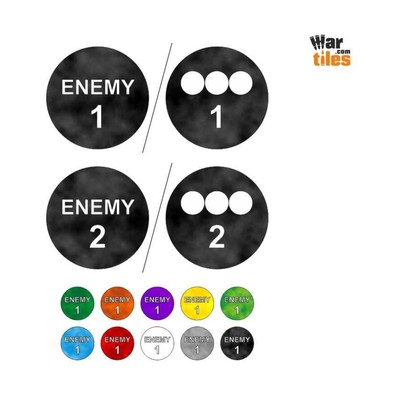 Hexy Shop Tokens Enemy Tokens - Huge - Blue New | eBay