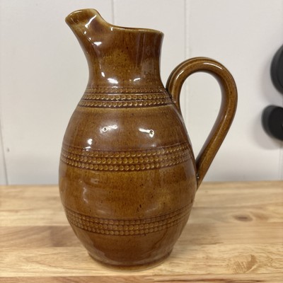 Vintage Grew Du Berry Stoneware Pitcher 7.5 