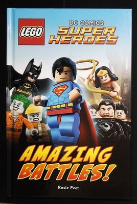 LEGO DC Comics Super Heroes Amazing Battles! (DK Readers Level 2) Hardcover New