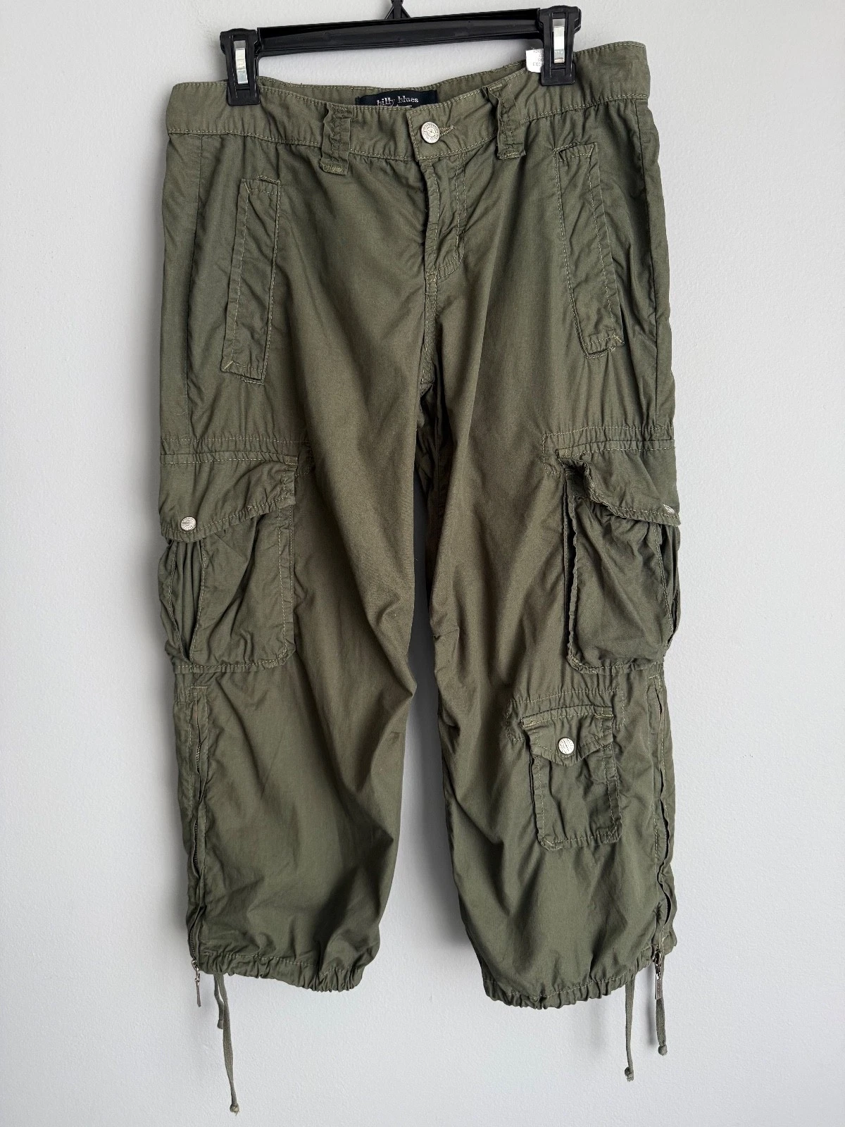 Billy Blues Cargo Pants 6 Olive Green Cropped Capri Y2K Utility Gorpcore Cotton
Opens in a new windo