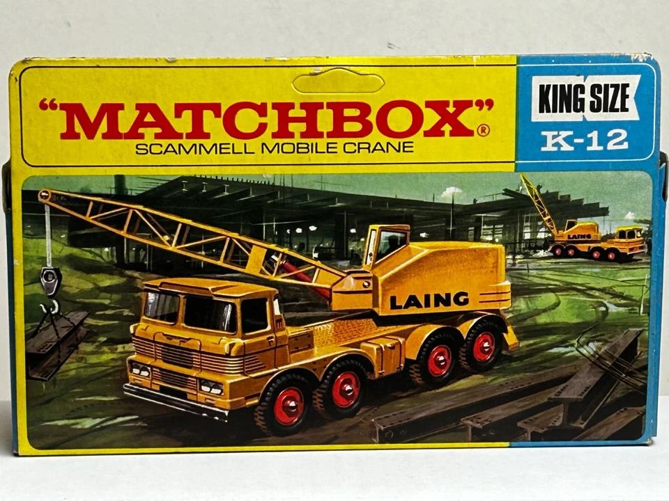 Matchbox Super Kings No. K-12 Scammell Mobile Crane with Original Box - Image 4 of 4