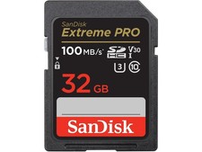 SanDisk Extreme PRO 32 GB Class 10/UHS-I U3 V30 SDHC sdsdxxo-032g-gn4in 