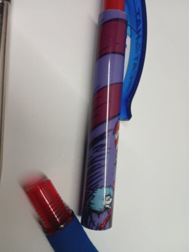 EL GATO EN EL SOMBRERO DR. SEUSS PEN GEL BALLPOINT CLIC PROTOTIPO RARO CON ESTUCHE - Imagen 9 de 9