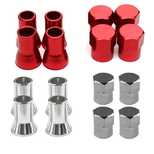 8Set TR413 Tire Valve Stem Cap Sleeve Cover Wheel Chrome For American Car Truck - Picture 2 of 12