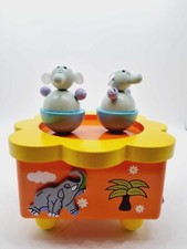 MusicBox World 43775 The Elephants Playing Old McDonald Had a Farm Rotating