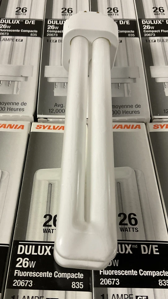 14-Sylvania #20673 DULUX TE/IN 26W Bombillas fluorescentes compactas 4 pines ¡Nuevo!! Foto 3 de 4