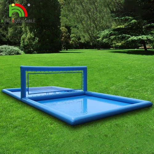 33ft Inflatable Volleyball Court Outdoor Water Volleyball Pool For Sports Game - Picture 11 of 15