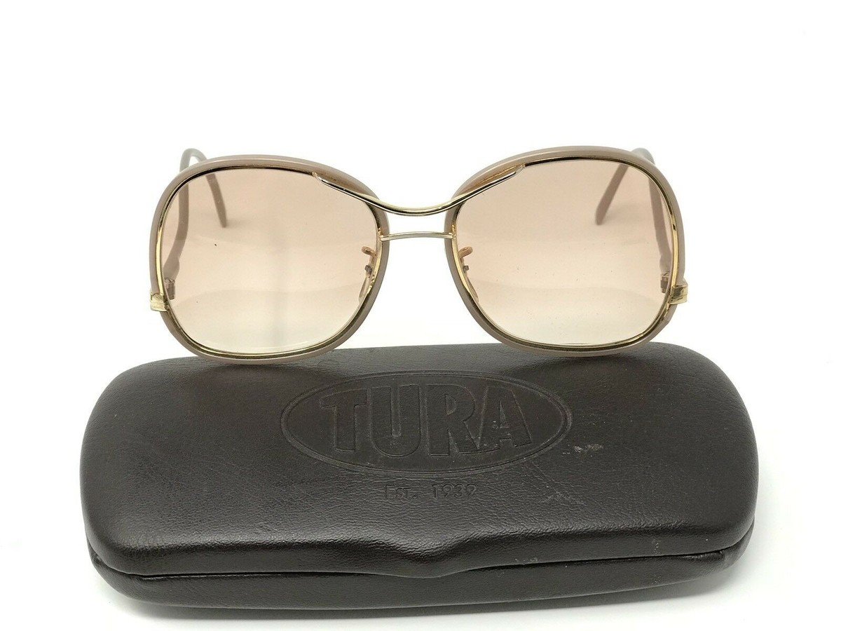 Tura Sunglasses 560 Gold Metal Butterfly Round Sunglasses Japan Miller Metal Oversized Butterfly Sunglasses: Women main image 3