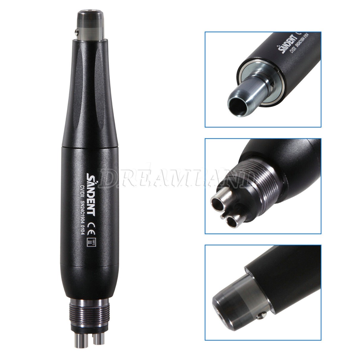 Buy WM-414 Dental Hygiene Polishing Prophy Straight Handpiece 4:1 Air Motor Kit 4 Holes E-Type
