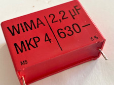 3pc 2.2UF 630V 5 MKP4 WIMA 2.2UF 630V 5 RADIAL FILM CAPACITOR 19x29x41.5