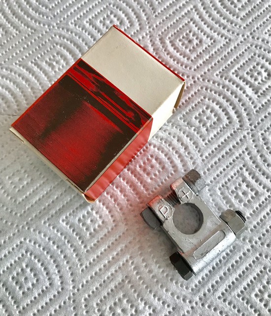 Autolite Boss 429 Mustang Positive Terminal & Red Vinyl Cover Plus