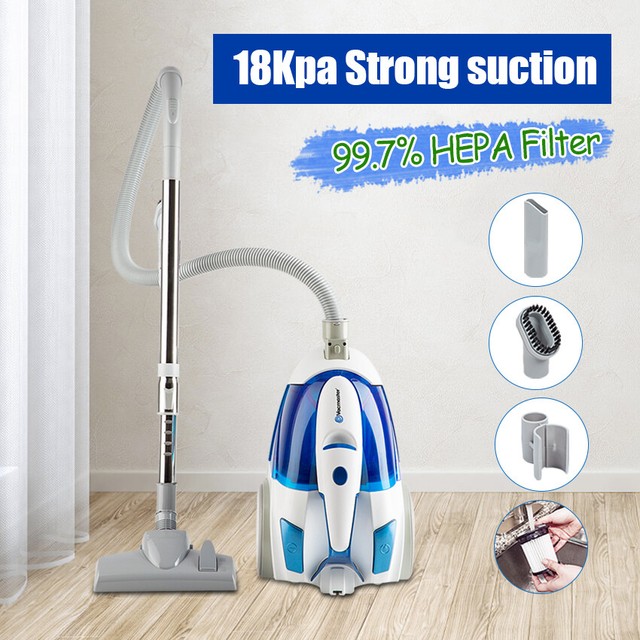 Vacmaster 18Kpa Bagless Canister Vacuum Cleaner Auto Crod Rewind Vac 99