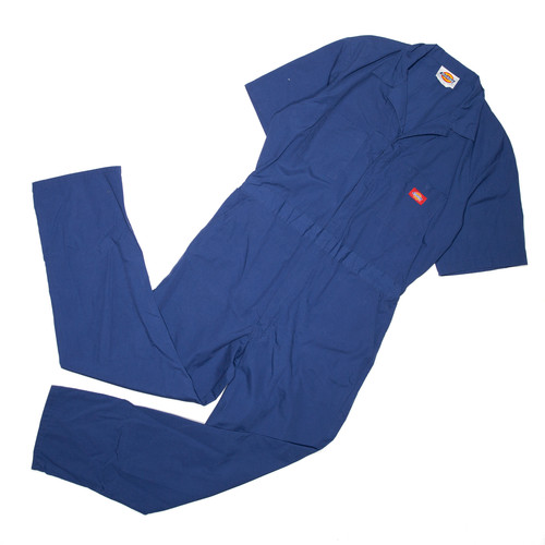 VINTAGE Dickies Workwear Blu 90s dritto Woven Tuta Uomo M W34 L30 | eBay