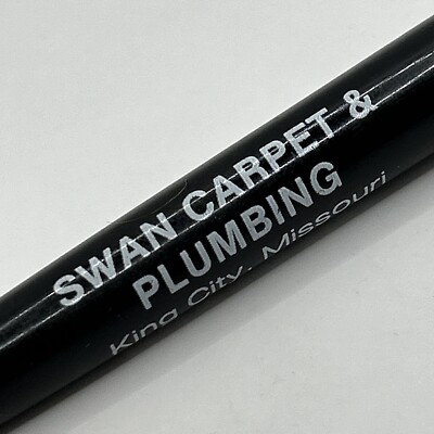 VTG Ballpoint Pen Swan Carpet & Plumbing King City MO Randall & Dee Swan