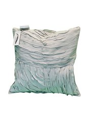 Throw Gray Ruffle Square Decorative Pillow COVER, Fits 20 x20 and 18 x18 Set o