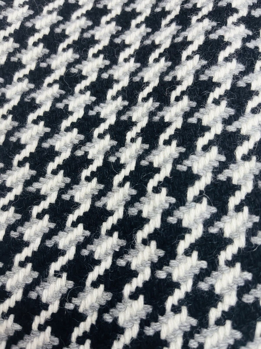 Maje Jupe Courte Jarlone Wool Blend Houndstooth Mini Skirt Size 36