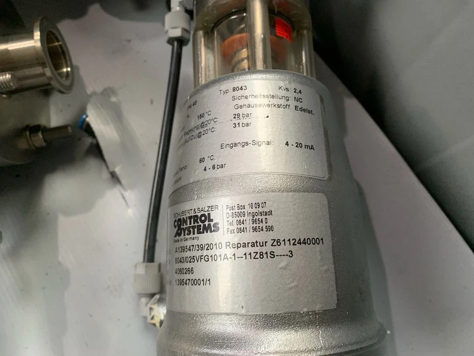 Schubert & Salzer 8043 Gleitschieber-Regelventil Dn 25 - Imagen 4 de 4