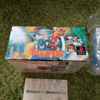 Megaman Rockman X4 Special Limited Pack With plastic model PS1
