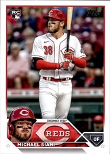 2023 Topps Series 2 Michael Siani #654 Rookie RC Cincinnati Reds - Free Shipping