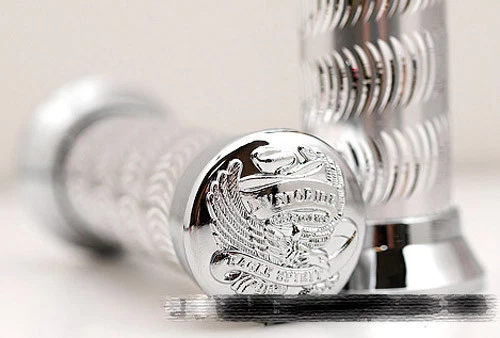 Fito Aluminum Alloy Handle Bar grips - Swirl - Silver, Beach Cruiser Bikes - Image 2 of 2