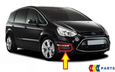 NEW GENUINE FORD S-MAX 10-15 FRONT BUMPER LOWER COVER GRILL WITH 