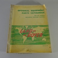 Parts Catalogue Land Rover 88109 Series Ii Ii A Optional Equipment From 21965