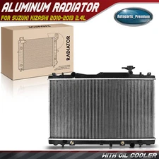 Aluminum Radiator for Suzuki Kizashi 2010 2011 2012 2013 2.4L Automatic Trans.