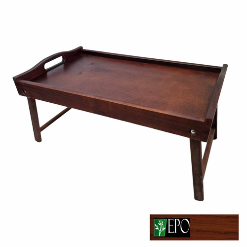 50x30cm Wooden Breakfast Food Serving Lap Tray Table Folding Legs Bed Colors - Picture 30 of 33