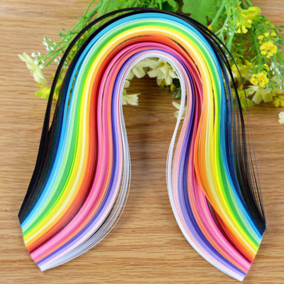 260 Paper quilling strips flower gift paper for  craft handmade paper Decor-lk