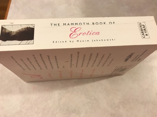 THE MAMMOTH BOOK OF EROTICA ~ CARROLL & GRAF TPB 1984 9TH ed MAXIM JAKUBOWSKI - Picture 2 of 9