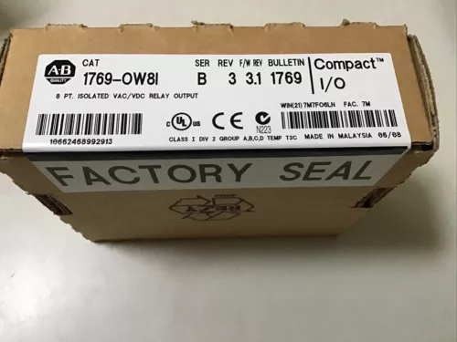 AB 1769-OW8I SER B CompactLogix Relay Output Module 1769-OW8I - Picture 3 of 5