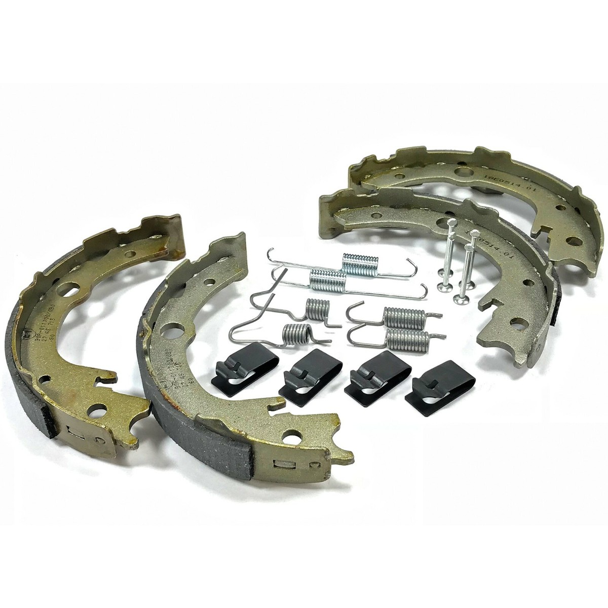 HANDBRAKE SHOES & FITTING KIT SPRINGS FIT: TOYOTA CELICA 1.8 VVTi