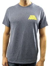 Star Wars Small Pyramid Chest Logo Navy Heather Men's T-Shirt New