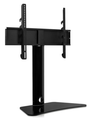 Mount-It! Swivel Tabletop TV Stand with Shelf for 32''-55'' Flat Screens (MI-844) 